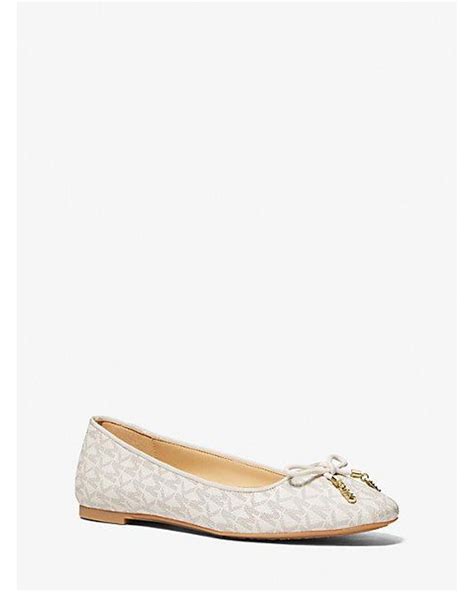 nori michael kors|Nori Logo Ballet Flat .